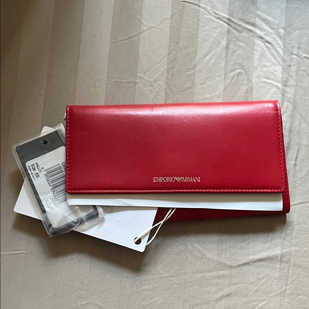 Emporio Armani Scarlet Red Wallet
